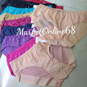 5 quần lót lụa phối ren cao cấp form 35kg đến 70kg mềm mịn mát co giãn MarketOnline68 5402