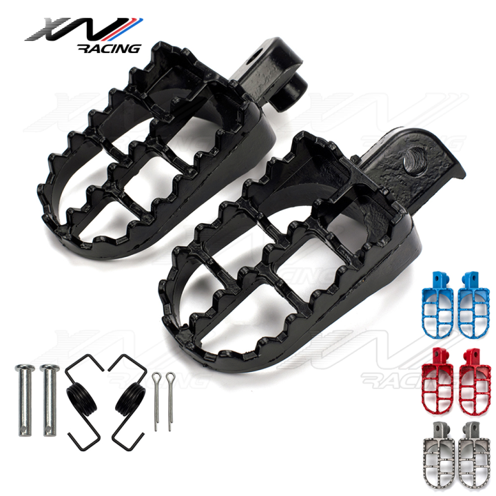 Free Shipping New Aluminium Foot Pegs Peg Foot Rests KLX TTR CRF50 CRF70 CRF250 XR50 XR70 PW50