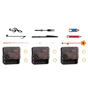 Customizable Long Shaft Clock Motor Movement Mechanism with Fork Hands Set for Personalizing Wall Clock Repair Parts