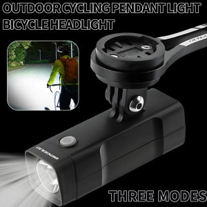 ไฟแขวนรถจักรยานแบบชาร์จไฟได้ไฟหน้าจักรยานชนิด C สามารถไฟฉายคาดหัวโคมไฟ LED ที่หมุนได้180 °