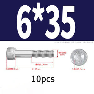 Stainless M6 M10 Half Thread Bolt Partially Thread Hexagon Socket Cap Head Half Tooth Screws