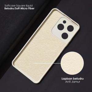 Silicon Square Beludru Viral terbaru untuk INFINIX HOT 30i HOT 30 PLAY HOT 10 PLAY HOT 12 PLAY HOT 11 PLAY SMART 7 SMART 8 INFINIX SMART 6 SMART Case Cute Terlaris