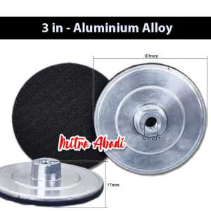 Tatakan Amplas Bulat Gerinda / Gurinda VELCRO 4" / 4 INCH