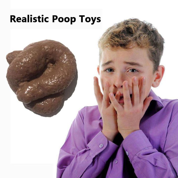 AMOY Funny Turd Amazing Realistic Poop Toys Fake Poop Realistic Shit ...