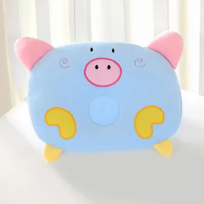 Anti Flat Pillow for Newborn Velvet pillow Soft unan for Newborn baby Flat Head Prevention Pillow