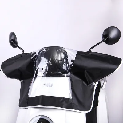 Front Rain Cover Electric Bike Hood Front Central Control Cover Dust Bicycle Dashboard Waterproof Jacquard Fabric