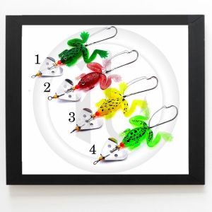 spinner spiner lure umpan gabus bentuk katak softfrog jumpfrog - 1