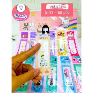 Handsaplas karakter animasi isi 60 pcs plester luka gambar