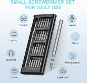 Obeng Set 24 IN 1 Screwdriver Toolkit Magnet Obeng Mini Hp Alat Service Teknisi Laptop Elektronik Lainnya - DISTRIBUTHOR