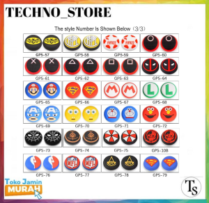Thumb Grip Karet Silikon Silicone Analog Caps Joycon Nitendo Switch
