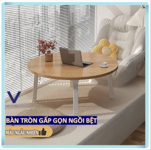 Bàn Tròn Sofa Ngồi Bệt Gấp Gọn 4 Chân
