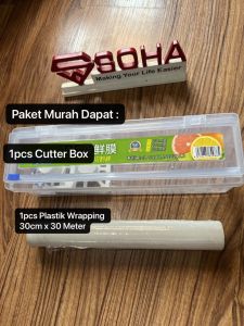 PW-11 Cling Wrap Cutter Foil Dispenser Plastik Wrapping Alat Pemotong Plastik Wrapping Cutter Box Baking Paper