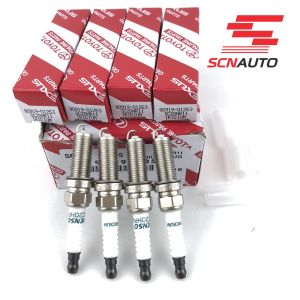 Bộ 4 Cái Bugi Denso Iridium  Chân Dài dùng Cho Toyota Vios 14- Nay  Altis Yaris Wigo (TOT) Đường Kính Ren: 12 mm 90919-01253