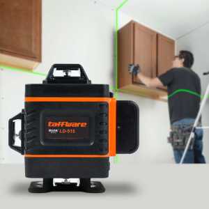 COD Taffware Hilda Mesin Self Leveling 16 Line Laser 4D Remote - LD-515 / mesin self hilda pengukur waterpass laser hijau tukang bangunan pemasangan tehel presisi mudah di gunakan alat pertukangan rekomended terlaris terbaik tren paling baru bagus viral