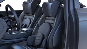 หมอนรองคอและเอว CENZIMO สำหรับนวดในรถยนต์ หมอนรองเอว หมอนรองนั่งสำนักงาน จำลองมนุษย์ หมอนรองสำหรับการเดินทางและที่บ้าน