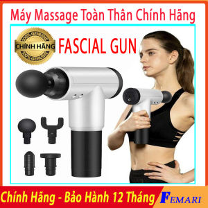 [ Loại Xịn ] Súng Massage Fascial Cầm Tay Giúp Giảm Đau Làm Giãn Căng Cơ - Máy massage cổ vai gáy 6 Chế Độ - FEMARI