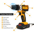 🔥MUWEI🔥Cordless Electric Screwdriver 288VF Impact Drill Impact Wrench Rechargeable Li-on Battery Hand Drill Set Impact Drilling Screw Driver Power Tool  电钻 螺丝刀 电动扳手. 