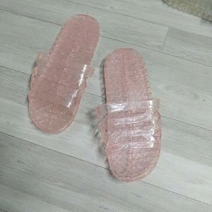 Dép Nhựa Dẻo Nữ dép đi trong nhàdép đi nhà tắmÁnh Kim Tuyến nhựa nguyên sinh mềm dẻo êm chân không ngấm nược Chất Lượng Cao mã ks88