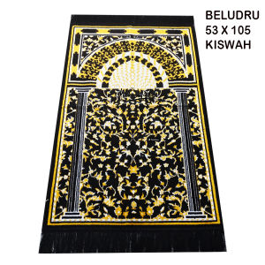 sajadah kiswah terbaru/sajadah beludru/ukuran 53x105/kiswah murah/sajadah turki/turkiye/sajadah sablon/souvenir/oleh oleh haji/umrah