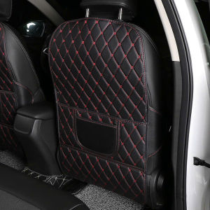 Tấm chắn lưng ghế chống trầy bẩn vào lưng ghế dễ dàng vệ sinh bằng da siêu bền tiện dụng họa tiết hoạt hình dễ thương