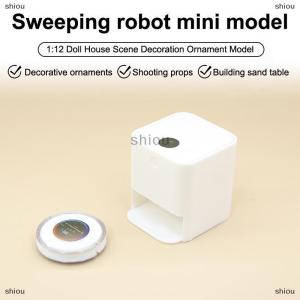[COD] shiou 1 12 Dollhouse mô phỏng Mini Robot Máy hút bụi mô hình Dollhouse đồ nội thất trang trí nhà búp bê Mirco cảnh phụ kiện