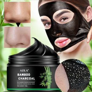 Bamboo Charcoal Blackhead Remover Mask Deep Cleansing Pores Peeling Mask Skin Care Mask 120g