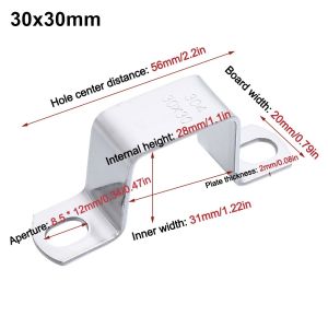 ADDO Saddle Clip Horseback Hose Clamp M-shaped U-shaped Square Rectangle Plumbing Tightening Throat Hoop Durable 304 Stainless Steel Ohm Tube Card Tube