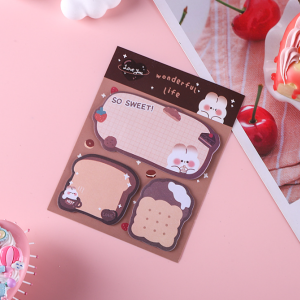 Bayar Di Tempat - Tempelan Kertas Catatan Motif Karakter / Sticky Notes Kartun / Sticky Notes Lucu 3 in 1