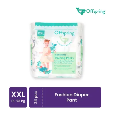 Offspring Chlorine-Free Fashion Baby Diaper Pant XXL (Random Design)