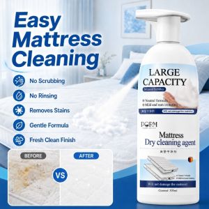 Deep Cleaning Mattress Cleaner Spray Anti-Odor Bed Cleaning Agent Spray For Bedding Maintenance No Wash Quick Clean Household Mattress Cleaning Solution