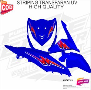 STRIPING VARIASI TRANSPARAN HONDA BEAT FI 2013 2015 STICKER VARIASI MOTIF TERBARU VIRAL SIMPLE KEREN