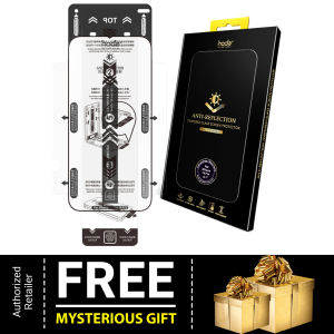[ 16e / 14 / 13 Pro Max / Pro / Plus ] Hoda Anti-Reflection Full Coverage Tempered Glass Screen Protector