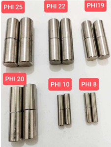 Bản lề cối tiện inox phi 8 10 14 19 20 22 25mm