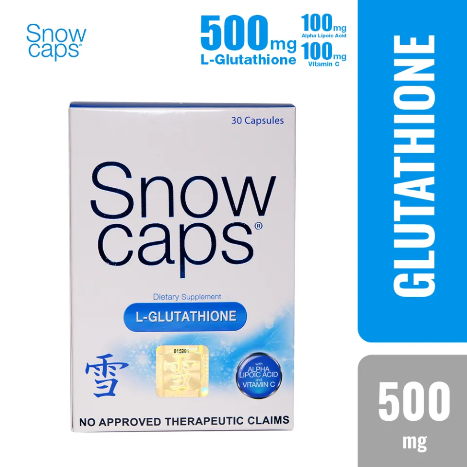 snowcap glutathione price Snow Caps Snowcaps L-Glutathione with ALA and Vitamin C (30 capsules) main image 0
