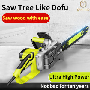 SANTINO Electric Chain Saw(10 year warranty) Felling Saw Household Electric Saw Multi-Function Small Hand-HeldElectric Chain Saw ChainSaws