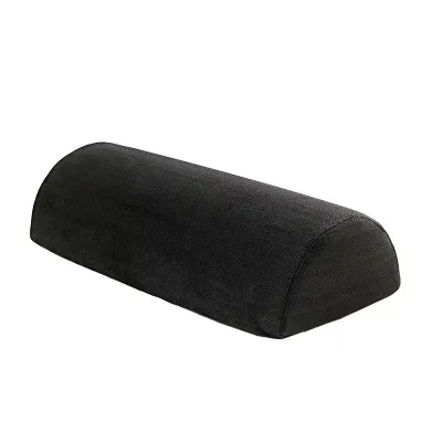 [COD]Bolster Pillow for Lumbar&Leg Support Half Moon Memory Foam Cushion with Washable Cover Back & Side Sleepers Pillow
