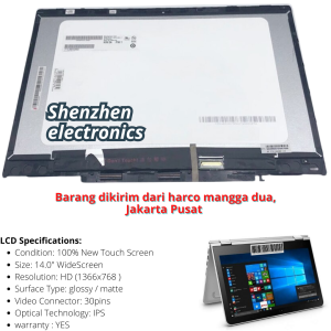 LAYAR SENTUH LCD HP PAVILION X360 CONVERTIBLE 14-CD0XX 14-CD0068TX 14-CD0043TX PANEL TOUCH SCREEN