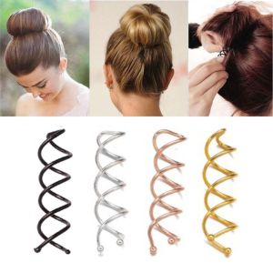 STARGOODS 5pcs Tóc Tiên Kẹp tóc xoắn ốc Mũ cô dâu Kẹp Tóc Xoắn Vít Bobby Pin Phụ kiện tạo kiểu Quay Đồ trang trí kẹp tóc Phụ nữ