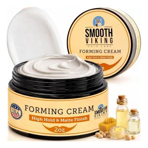 Kem tạo kiểu tóc Viking giúp tạo kiểu nhanh và giữ nếp tốt cho lớp tóc bóng mượt sản phẩm dành cho nam giới kem tạo kiểu tóc cho tóc ngắn xoăn và dài sản xuất tại Hoa Kỳ dung tích 2oz.    Sản phẩm tạo kiểu tóc dành cho nam giới dạng kem và gel g