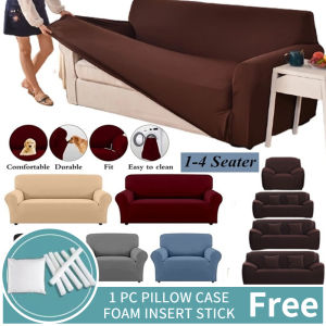 1/2/3/4 seat L-shape sofa cover Protector stretchable Removable elasticity Slipcovers