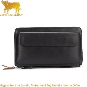 รอยัล Bagger ยาวกระเป๋าสตางค์กระเป๋าสำหรับผู้ชายหนังวัวแท้แฟชั่นกระเป๋าคลัทช์กระเป๋าถือนักธุรกิจกระเป๋าสตางค์โทรศัพท์กระเป๋ากระเป๋า