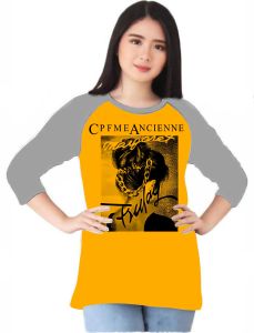 Kaos Atasan Wanita sablon Margaret / Kaos raglan Wanita Lengan 3\4/ Kaos Cewek/ Kaos Oblong/ Baju Kaos Tshirt/ Tshirt wanita/ Tshirt cewek/ Baju Wanita