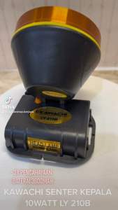 Kawachi Senter Kepala Cas 10Watt LY 210B: Senter Kepala & Charger