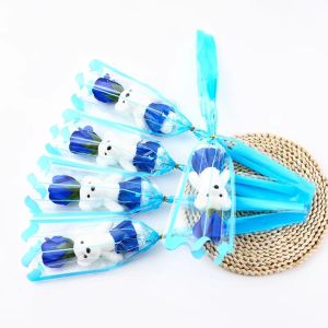 ดหมีสบู่ช่อดอกไม้ อกไม้วาเลนไทน์  ช่อดอกไม้ พร้อมตุ๊กตาหมี ดอกไม้ประดิษฐ์ ดอกกุหลาบ ของขวัญวาเลนไทน์ ของขวัญรับปริญญา ของขวัญวันเกิด