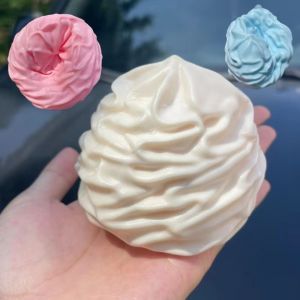 OOC Crunchy Cream Roll Squeeze Toy Creative Super Soft Push Bubble Roll Toy Creative Elastic Cake Slow Rising Toy Kids Adults