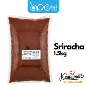 Kusinamate Sriracha Sauce 1.5Kg ready to use sauce negosyo pack versatile for cooking marinade glaze coating consistent flavor