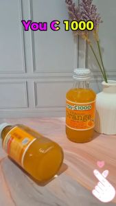You C 1000 Vitamin Lemon Water Vitami C Orange //Apple// Manggo Kemasan 140ml.