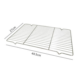 Steel BBQ Rack Cooling Rack Kitchen Big Size Mesh Cooling Tray Cake Food Rack Oven Kitchen Barbecue Grill Drying