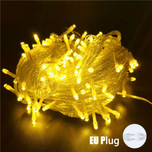 【Ready Stock】Lampu Raya 22M200LED Solar 8 Light Modes Lampu Raya Solar LED String Lights Waterproof Diwali Decoration