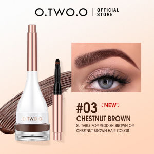 O.TWO.O Waterproof  Eyebrow Cream  Smudge-proof  High Pigment Lasting Multi-uses Brow Stamp Styling Eyebrow